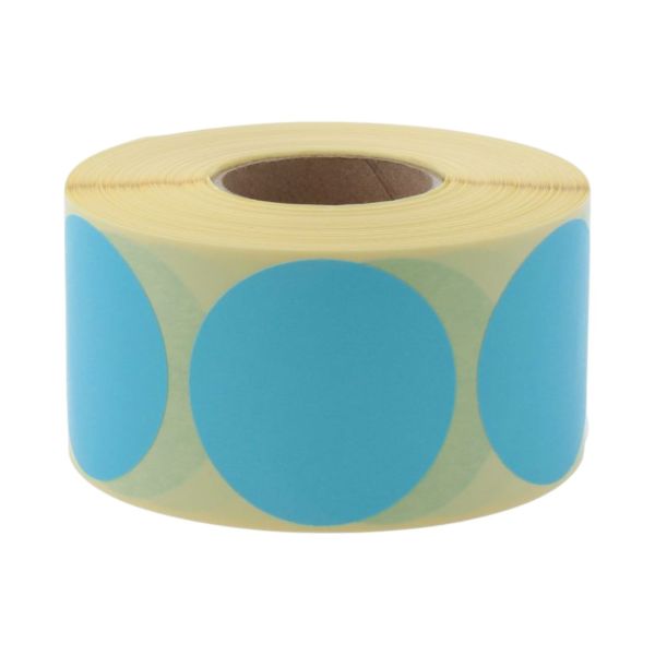 Picture of Marking Round Labels Blue 50mm - 1000 Labels